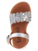 lamino Sandalen in Silber