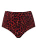 Marlies Dekkers Figi high waist "Panthera" w kolorze czerwono-czarnym