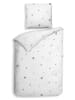 HNL Beddengoedset "Mikaela" wit/blauw