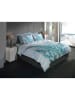 HNL Beddengoedset "Hailee" wit/turquoise