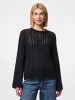 Pieces Sweter w kolorze czarnym