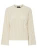 Pieces Pullover in Creme