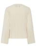 Pieces Sweter w kolorze kremowym