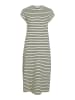 Vila Kleid in Schwarz/ Creme