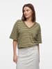 Vila Shirt in Khaki/ Creme