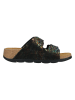 Fly London Leder-Pantoletten in Schwarz