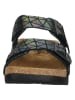 Fly London Leren slippers zwart