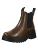 Fly London Leder-Chelsea-Boots in Braun