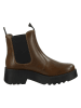 Fly London Leder-Chelsea-Boots in Braun