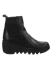 Fly London Leder-Chelsea-Boots in Schwarz