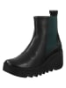 Fly London Leder-Chelsea-Boots in Schwarz