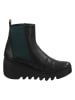 Fly London Leder-Chelsea-Boots in Schwarz