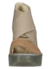 Fly London Leder-Keilsandaletten in Beige/ Hellbraun