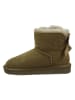 ILC Leder-Boots in Khaki