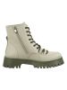ILC Leder-Boots in Khaki/ Beige