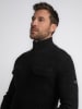 Petrol Industries Pullover in Schwarz