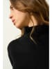 AUTHENTIC CASHMERE Kasjmieren coltrui "Cheviot" zwart