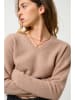 AUTHENTIC CASHMERE Kaszmirowy sweter "Doty" w kolorze beżowym