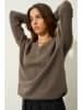 AUTHENTIC CASHMERE Kaszmirowy sweter "Doty" w kolorze brązowym