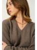 AUTHENTIC CASHMERE Kaszmirowy sweter "Doty" w kolorze brązowym