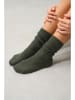 AUTHENTIC CASHMERE Kaszmirowe skarpety "Chewila" w kolorze khaki