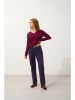 AUTHENTIC CASHMERE Kaschmir-Pullover "Grasmoor" in Bordeaux