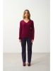 AUTHENTIC CASHMERE Kaschmir-Pullover "Grasmoor" in Bordeaux