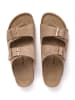 BABUNKERS Family Leder-Pantoletten in Beige