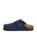 BABUNKERS Family Leder-Clogs in Dunkelblau
