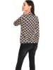 Heine Longsleeve in Schwarz/ Beige