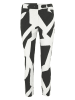Heine Marlenehose in Schwarz/ Weiß