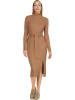 Heine Strickkleid in Hellbraun