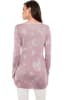 Heine Pullover in Rosa/ Grau