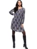 Heine Kleid in Dunkelblau/ Beige