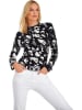 Heine Longsleeve in Schwarz/ Weiß