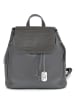 Anna Morellini Leder-Rucksack "Amedea" in Anthrazit - (B)29 x (H)32 x (T)12 cm