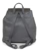 Anna Morellini Leder-Rucksack "Amedea" in Anthrazit - (B)29 x (H)32 x (T)12 cm