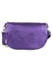 Anna Morellini Leren heuptas "Azzurra" paars - (B)21 x (H)13 x (D)6 cm