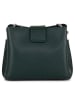Anna Morellini Leder-Umhängetasche "Elianna" in Dunkelgrün - (B)22 x (H)19 x (T)10 cm