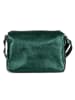 Anna Morellini Leren schoudertas "Amaletta" groen - (B)29 x (H)23 x (D)12 cm