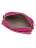 Lucca Baldi Leder-Umhängetasche "Feltre" in Pink - (B)19 x (H)15 x (T)7 cm