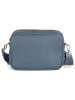 Lucca Baldi Leder-Umhängetasche "Feltre" in Hellblau - (B)19 x (H)15 x (T)7 cm
