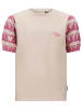 Retour Shirt "Xena" in Beige/ Pink