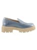 Heine Leder-Mokassins in Blau