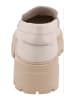 Heine Leder-Mokassins in Creme