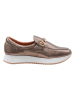 Heine Leder-Sneakers in Braun