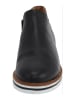 Heine Leder-Ankle-Boots in Schwarz