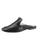 Heine Leren slippers zwart