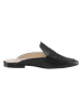 Heine Leren slippers zwart