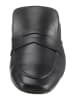 Heine Leren slippers zwart